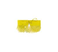 The Attico - Ostrich Feathers Belt - Femme - Accessoires - Jaune - Taille: ONE Size