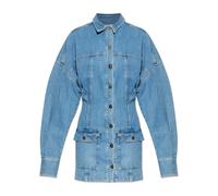 The Attico - Paneled Denim Mini Dress - Femme - Robes - Bleu - Taille: 40 FR