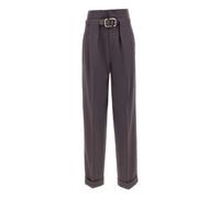 The Attico - Pantalon large - Femme - Pantalons - Violet - Taille: 36 FR