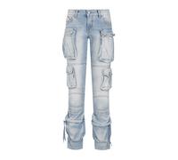 The Attico - Pantalon Long en Denim Bleu - Femme - Jeans - Bleu - Taille: W26