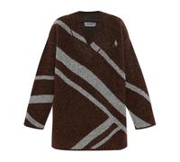 The Attico - Pull en laine - Femme - Pulls - Brun - Taille: 38 FR