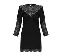 The Attico - Robe à bordure en dentelle - Femme - Robes - Noir - Taille: 36 FR