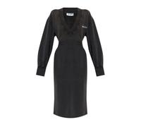 The Attico - Robe avec logo - Femme - Robes - Noir - Taille: 38 FR