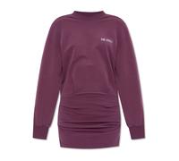 The Attico - Robe avec logo - Femme - Robes - Violet - Taille: 34 FR