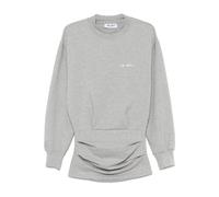 The Attico - Robes - Femme - Sweatshirts et sweats à capuche - Gris - Taille: 36 FR