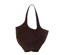 THE ATTICO sac porté épaule en daim femme marron - UNI