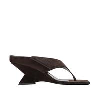 The Attico - Sandale Cheope à bride - Femme - Chaussures - Brun - Taille: 36 EU