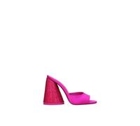 The Attico - Sandale Rose en Satin à Talon Haut - Femme - Chaussures - Rose - Taille: 38 EU
