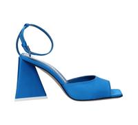 The Attico - Sandales à Talons Aiguilles en Satin Bleu - Femme - Chaussures - Bleu - Taille: 37 1/2 EU