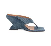 The Attico - Sandales compensées Cheope - Femme - Chaussures - Bleu - Taille: 40 EU