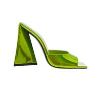 The Attico - Sandales Devon Mule Vertes - Femme - Chaussures - Vert - Taille: 37 1/2 EU