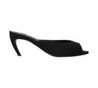 The Attico - Sandales Plates en Tissu - Femme - Chaussures - Noir - Taille: 38 EU