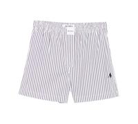 The Attico - Shorts en coton à rayures avec taille élastique - Femme - Shorts - Multicolore - Taille: 36 FR