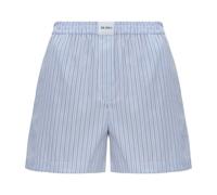 The Attico - Striped Pattern Shorts - Femme - Shorts - Bleu - Taille: 38 FR