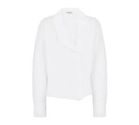 The Attico - Structured Lapel Wrap Shirt - Femme - Blouses et Chemises - Blanc - Taille: 34 FR