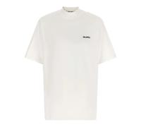 The Attico - T-shirt Logo Oversize - Femme - Tops - Blanc - Taille: 40 FR