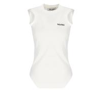 The Attico - Top à logo brodé - Femme - Tops - Blanc - Taille: 38 FR