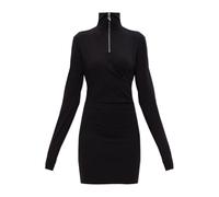 The Attico - Turtleneck Dress - Femme - Robes - Noir - Taille: 36 FR