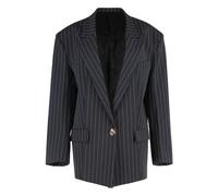 The Attico - Veste croisée à un bouton - Femme - Vestes - Bleu - Taille: 38 FR
