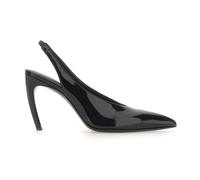 The Attico - Viper Slingback Escarpins - Femme - Chaussures - Noir - Taille: 39 EU