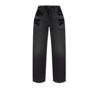 The Attico - Wild Leg Jeans - Femme - Jeans - Gris - Taille: W27