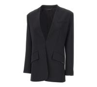 The Attico - Wool Gabardine Jacket - Femme - Vestes - Noir - Taille: 38 FR