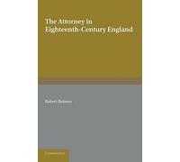 The Attorney in Eighteenth-Century England
