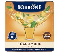 Thé au Citron Capsules Dolce Gusto Caffè Borbone Infusion Thé Noir Aromatisé