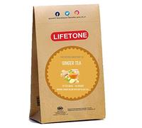 Thé au gingembre | Bland of Organic Ceylan Tea and Ginger | Arôme et Goût Délicieux | 20 sachets de thé
