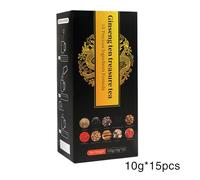 Thé au ginseng six trésors, favorise la relaxation et le calme, 10 g x 15 paquets, thé à base de pour soins du corps et soutien à la santé, sachets de thê chinois traditionnels, boisson dê bie