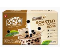 Thé au Lait Torréfié avec Perles de Tapioca et à la Cassonade avec Perles de Tapioca 3:15PM 210g/Boite (1 boite, Thé au Lait Torréfié)
