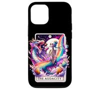 The Audacity Tarot Mermaid Squelette Chignon désordonné Arc-en-Ciel Coque pour iPhone 12/12 Pro