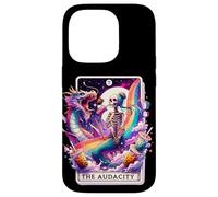 The Audacity Tarot Mermaid Squelette Chignon désordonné Arc-en-Ciel Coque pour iPhone 14 Pro