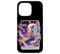 The Audacity Tarot Mermaid Squelette Chignon désordonné Arc-en-Ciel Coque pour iPhone 14 Pro Max