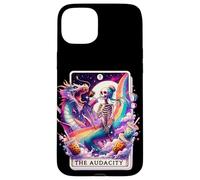 The Audacity Tarot Mermaid Squelette Chignon désordonné Arc-en-Ciel Coque pour iPhone 15 Plus