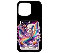 The Audacity Tarot Mermaid Squelette Chignon désordonné Arc-en-Ciel Coque pour iPhone 15 Pro Max