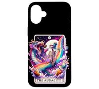 The Audacity Tarot Mermaid Squelette Chignon désordonné Arc-en-Ciel Coque pour iPhone 16 Plus