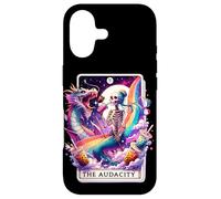 The Audacity Tarot Mermaid Squelette Chignon désordonné Arc-en-Ciel Coque pour iPhone 17