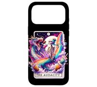 The Audacity Tarot Mermaid Squelette Chignon désordonné Arc-en-Ciel Coque pour iPhone 17 Pro Max