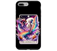 The Audacity Tarot Mermaid Squelette Chignon désordonné Arc-en-Ciel Coque pour iPhone 7 Plus/8 Plus