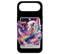The Audacity Tarot Mermaid Squelette Chignon désordonné Arc-en-Ciel Coque pour iPhone Air