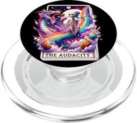 The Audacity Tarot Mermaid Squelette Chignon désordonné Arc-en-Ciel PopSockets PopGrip pour MagSafe