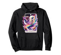 The Audacity Tarot Mermaid Squelette Chignon désordonné Arc-en-Ciel Sweat à Capuche