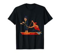 The Aura Farming Meme Kid Dance On Boat Funny Viral Boy T-Shirt