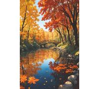 The Autumn Bridge: Perfect for Fall | Daily Guided Journal for Reflection and Personal Growth | Rustic Diary with Prompts for Mindfulness | Thoughtful Gift | 120 Pages