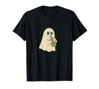 Thé aux bulles Boba fantôme mignon effrayant T-Shirt