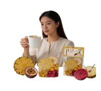 Thé Aux Fruits De La Passion Et À L'ananas Infusé Froid - 20 G X Sachets For Un Rafraîchissant L'après-midi Au Bureau, Infusion Facile Saveur Naturelle