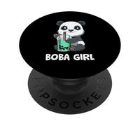 Thé Aux Perles Boba Panda Fille Boba Kawaii Panda PopSockets PopGrip Adhésif