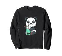 Thé Aux Perles Mignon Panda Bubble Tea Boba Sweatshirt