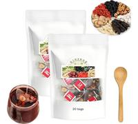 Thé aux Six Trésors du Ginseng Formule Rénale, Thé aux Six Trésors du Ginseng et du Goji pour Hommes et Femmes (2 Boxes)